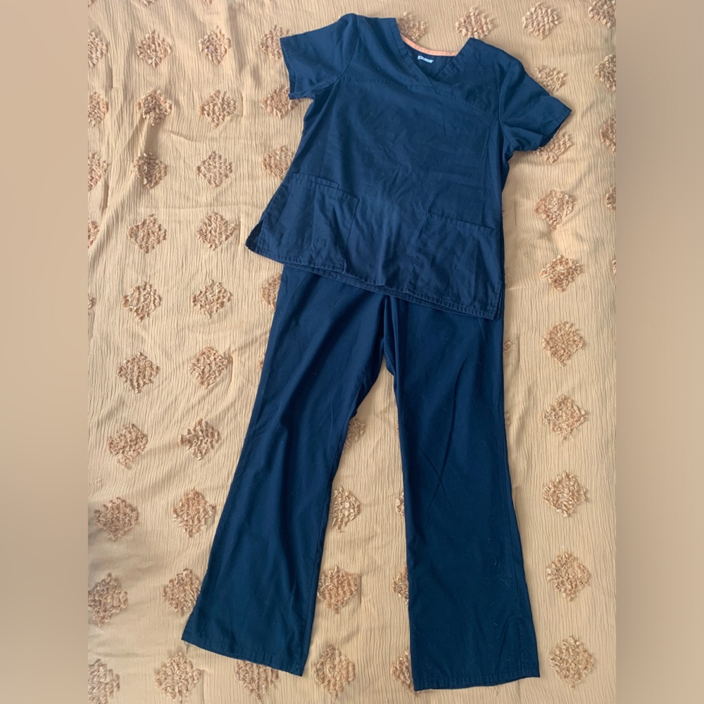 Black Scrub Set